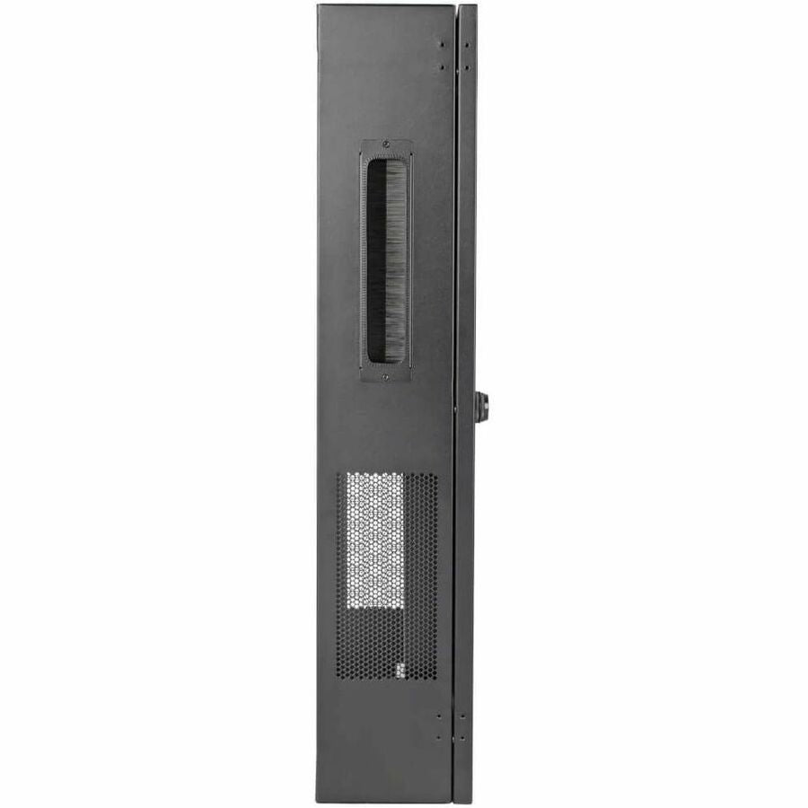 Eaton Tripp Lite Series SmartRack 3U Low-Profile Vertical-Mount Switch-Depth Wall-Mount Structured Wiring Enclosure, Adjustable Equipment Brackets