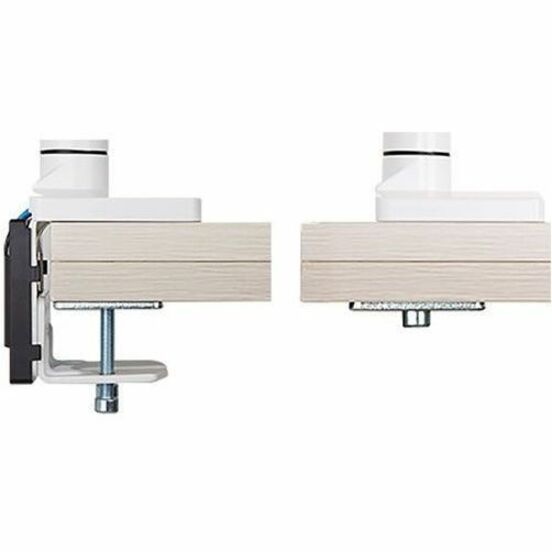 SIIG Dual Monitor Aluminum Heavy Duty Desk Mount with USB and Audio Ports