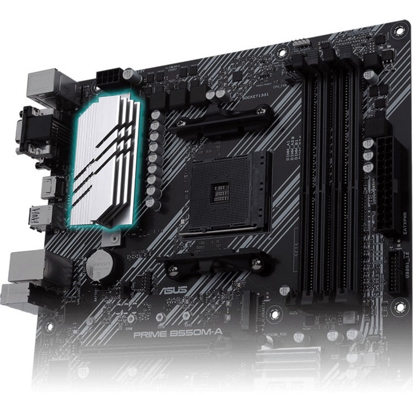 Asus Prime B550M-A/CSM Desktop Motherboard - AMD B550 Chipset - Socket AM4 - Micro ATX