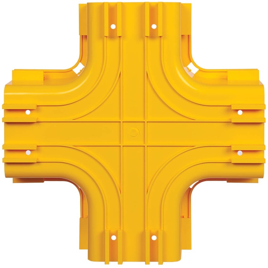 Eaton Tripp Lite Series Toolless Horizontal 4-Way Junction for Fiber Routing System, 120 mm (5 in.)