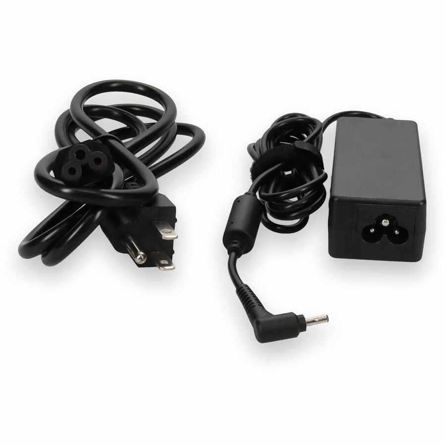 AddOn 6ft Acer PA-1450-26 Compatible 45W 19V at 2.37A Black 3.0 mm x 1.0 mm Laptop Power Adapter and Cable