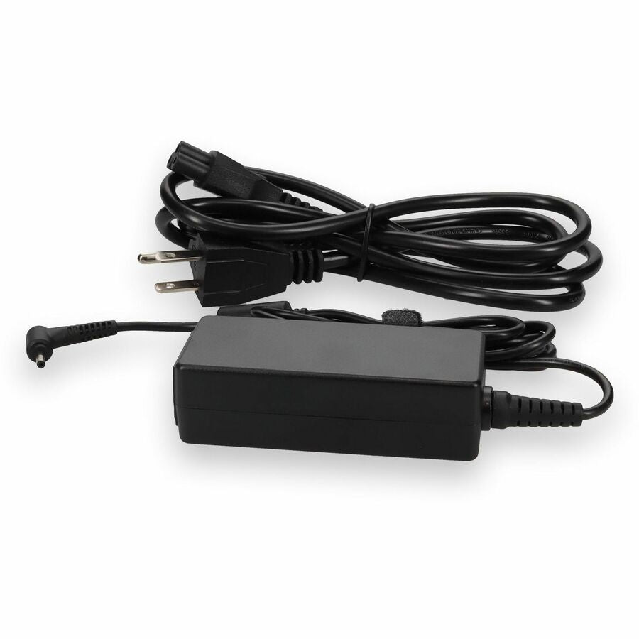 AddOn 6ft Acer PA-1450-26 Compatible 45W 19V at 2.37A Black 3.0 mm x 1.0 mm Laptop Power Adapter and Cable