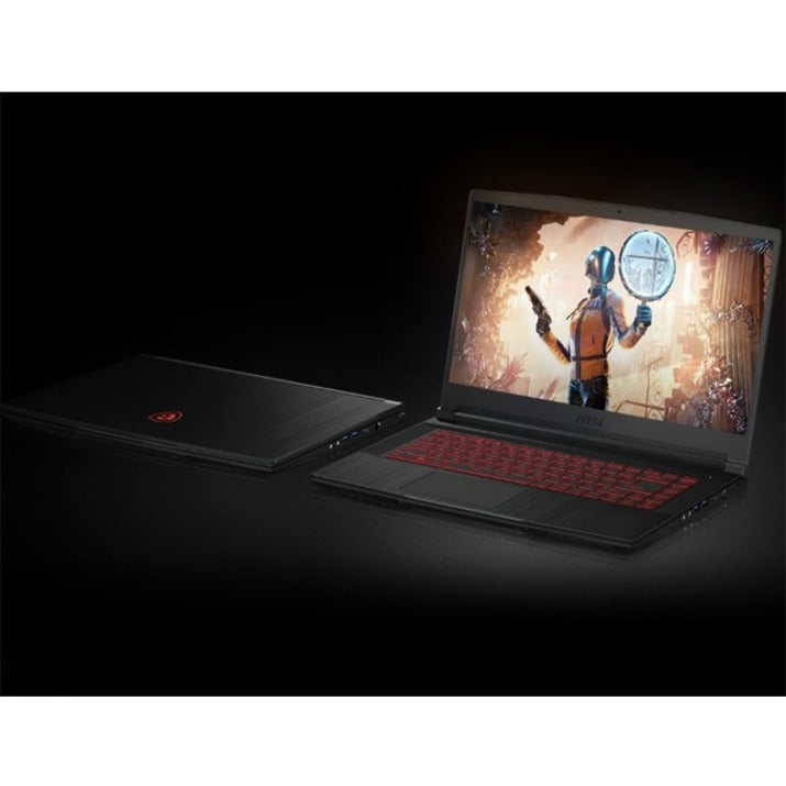 MSI GF65 Thin 9SEXR GF65 Thin 9SEXR-838 15.6" Gaming Notebook - Full HD - Intel Core i7 9th Gen i7-9750H - 8 GB - 512 GB SSD - Black