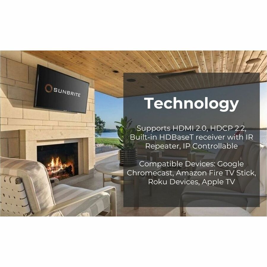 SunBriteTV Full Sun Pro 2 SB-P2-55-4K 55" LED-LCD TV - 4K UHDTV - High Dynamic Range (HDR) - Black