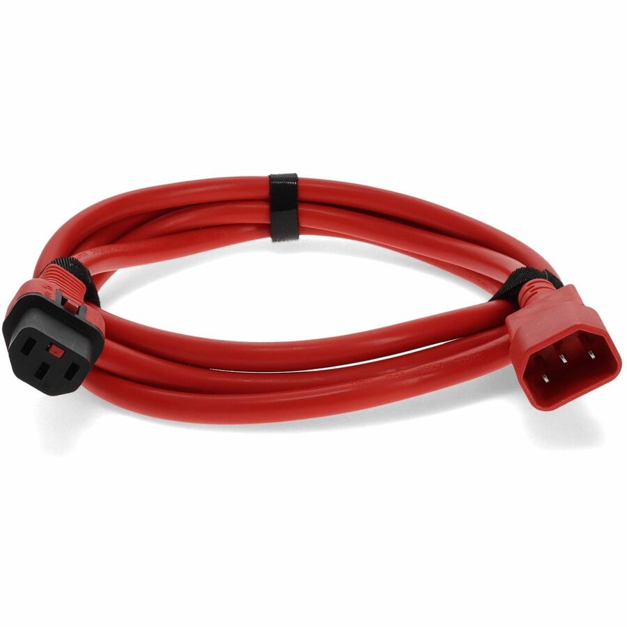 6FT C14/C13 LOCK RED PWR CBL