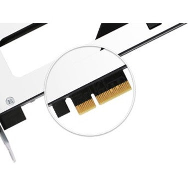 Icy Dock ToughArmor MB840M2P-B Drive Bay Adapter M.2, PCI Express NVMe - PCI Express 3.0 x4 Host Interface - Black, Silver