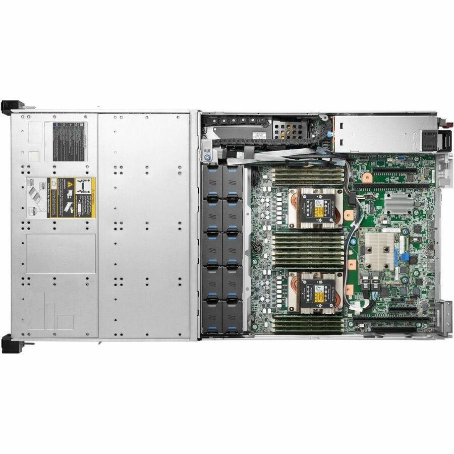 HPE Apollo 4200 G10 2U Rack Server - 1 Xeon Silver 4210R 2.40 GHz - 64 GB RAM - 90 TB HDD - (9 x 10TB) HDD Configuration - Serial ATA/600 Controller