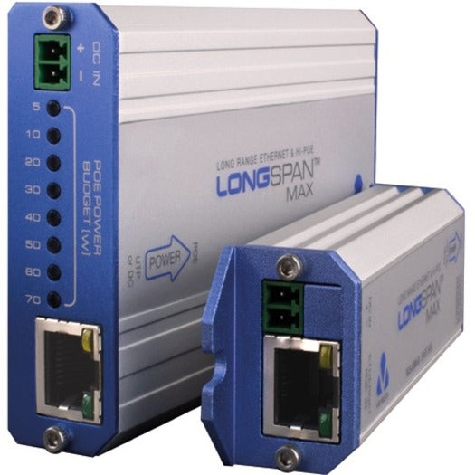 Veracity LONGSPAN Max Quad. 4 channel, Hi-Power, 90W long-range Ethernet, up to 820m.