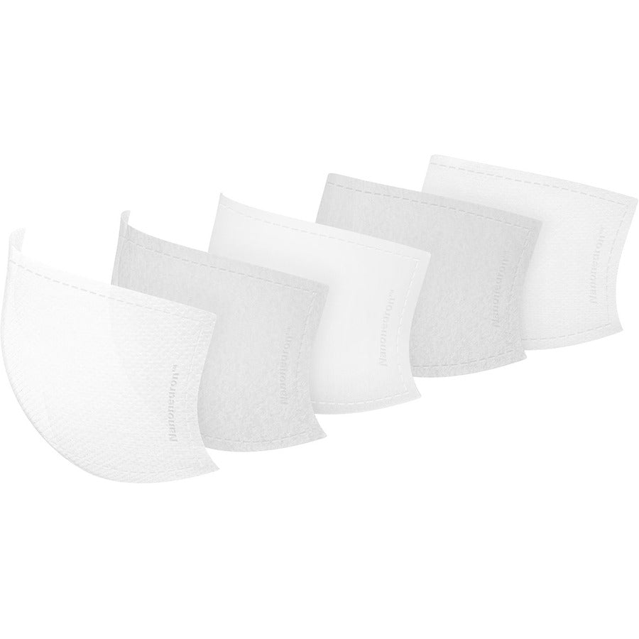 Moshi Nanohedron™ Filter (5 pcs) Replacement (M/L) Filters Bacteria, Pollen, Dust, Smog, Pollution, Lasts up to 6 weeks, 99.9% Bacterial Filtration Efficiency