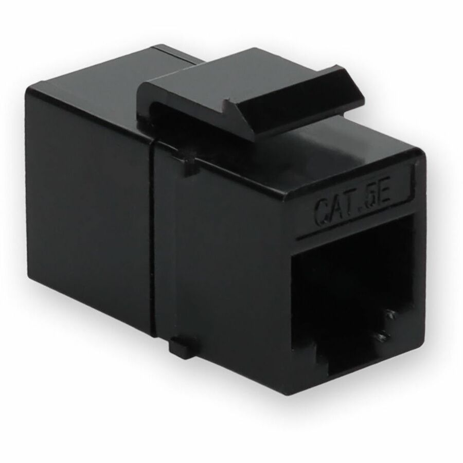 AddOn RJ-45 (Female) to RJ-45 (Female) Black Cat5e UTP Copper Connector