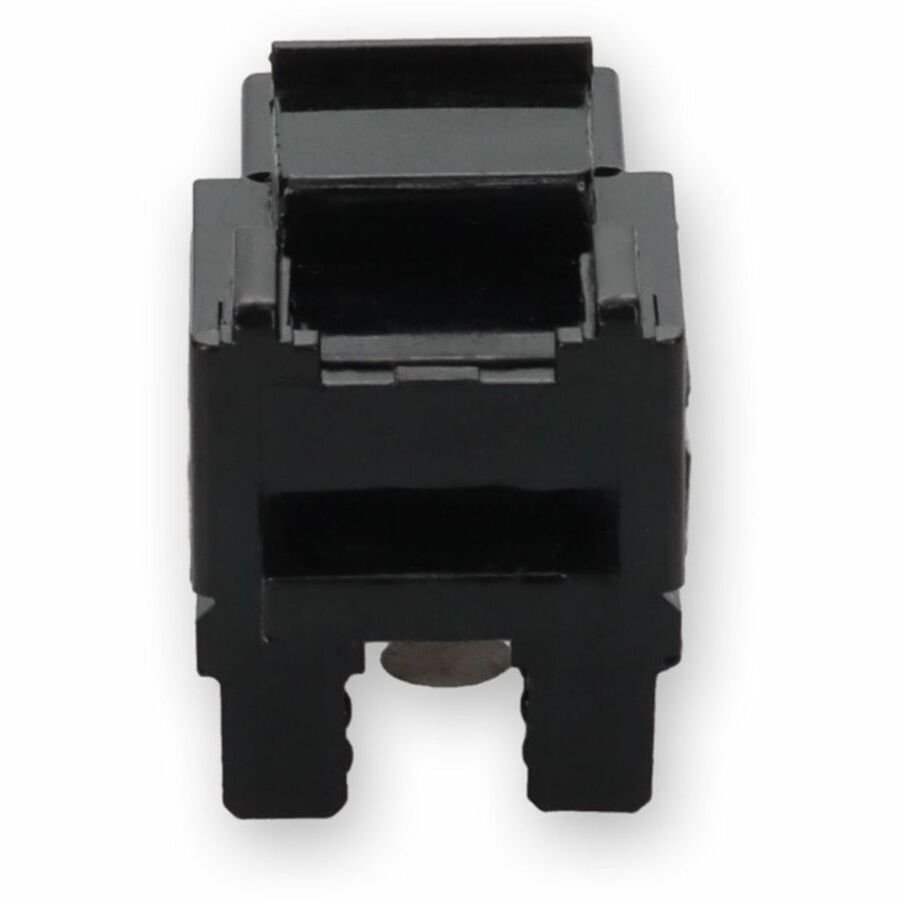 AddOn Non-Terminated to RJ-45 (Female) Black Cat6 UTP Copper Connector 90 Degree