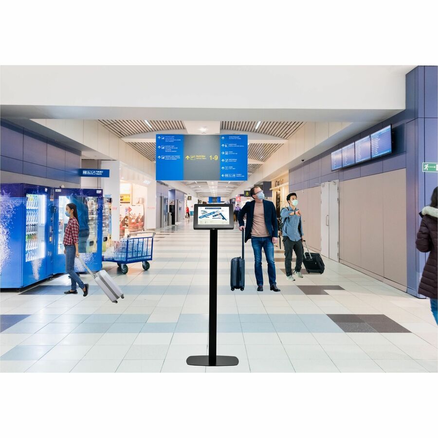 CTA Digital Premium Thin Floor Stand & Security Enclosure for iPad 10.9" & More