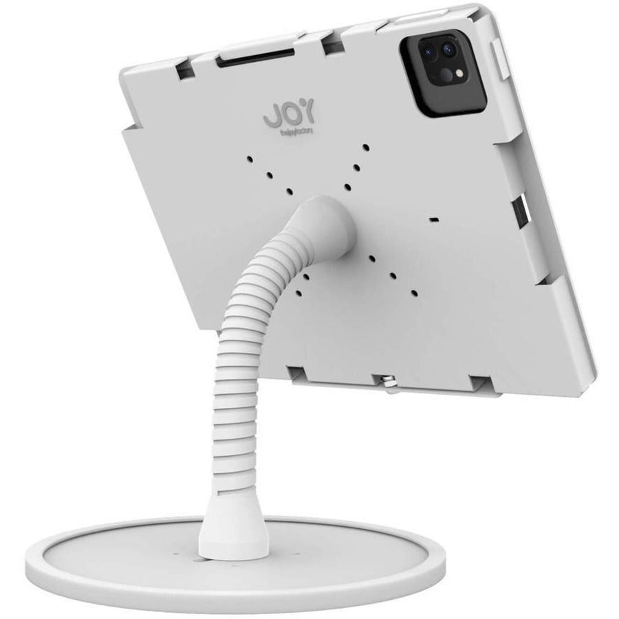The Joy Factory Elevate II Flex Countertop Stand Kiosk for iPad Pro 12.9" 4th Gen (White)