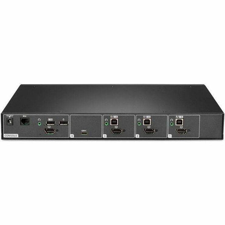 Vertiv Cybex SC800 Secure KVM | Single | 4 Port Universal DisplayPort | USB-C | NIAP version 4.0 Certified (SC840DPHC-400)