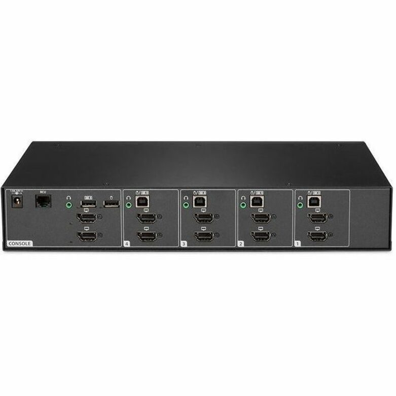Vertiv Avocent Cybex SC900 Secure KVM Dual Head 4 Port Universal and DPP NIAP version 4.0 Certified, TAA Compliant (SC945DPH-400)