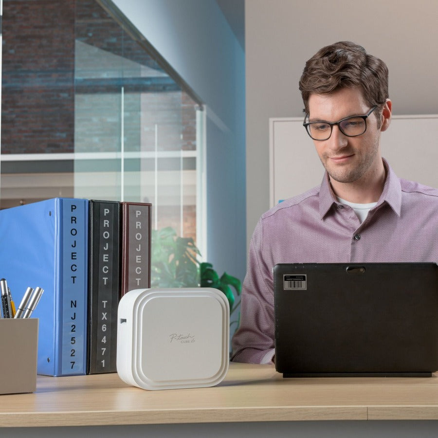 TZEM65 WHITE ON MATTE CLEAR