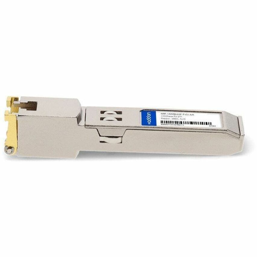 Cisco® and Juniper Networks® Compatible TAA Compliant 10/100/1000Base-TX SFP Transceiver (Copper, 100m, RJ-45)