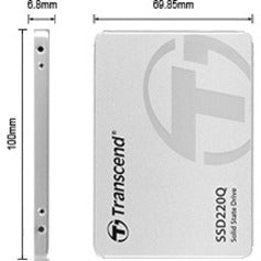 Transcend 220Q 1 TB Solid State Drive - 2.5" Internal - SATA (SATA/600)