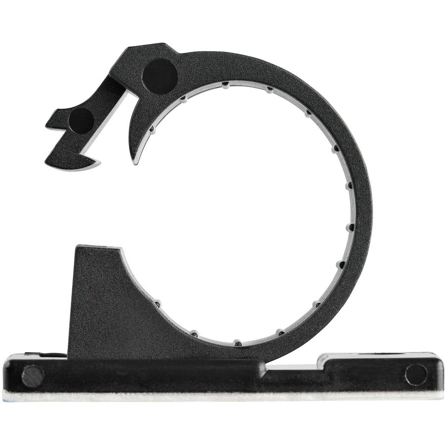 StarTech.com 100 Self Adhesive Cable Management Clips - Ethernet/Network Cable/Office Desk Cord Organizer - Sticky Wire Holder/Clamp Black