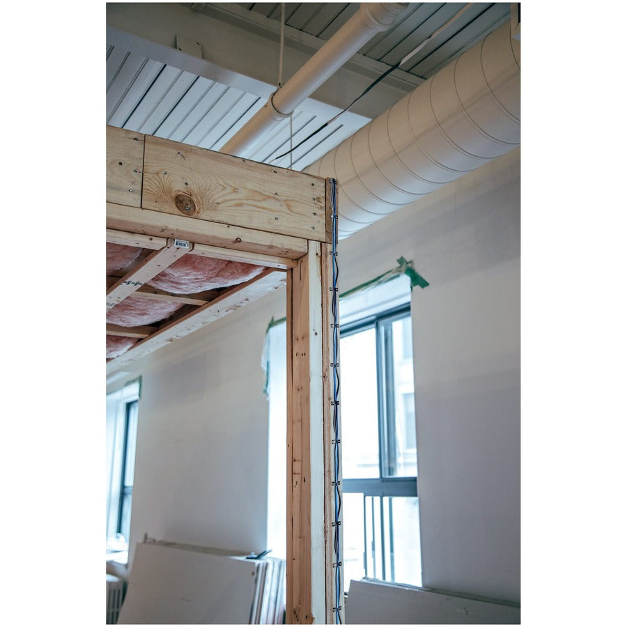 StarTech.com 100 Self Adhesive Cable Management Clips - Ethernet/Network Cable/Office Desk Cord Organizer - Sticky Wire Holder/Clamp Black