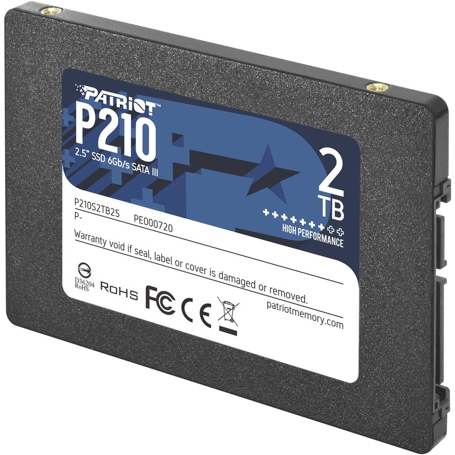 Patriot Memory P210 P210S2TB25 2 TB Solid State Drive - 2.5" Internal - SATA (SATA/600)