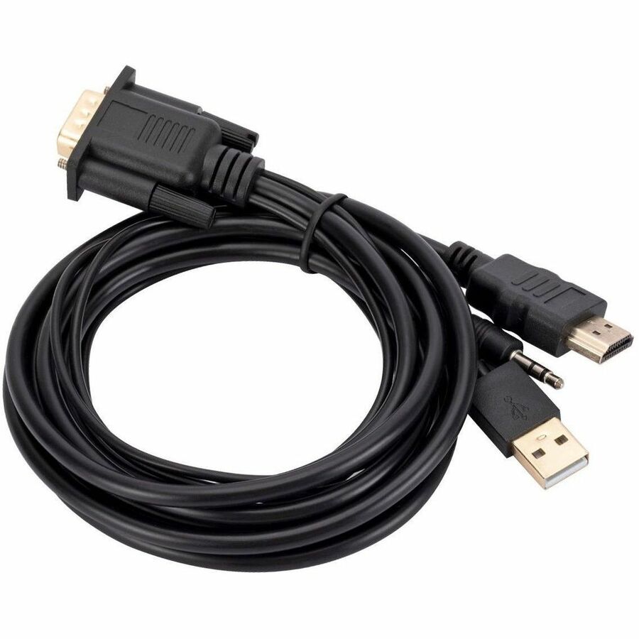 4XEM 6 ft HDMI to VGA with 3.5mm Audio