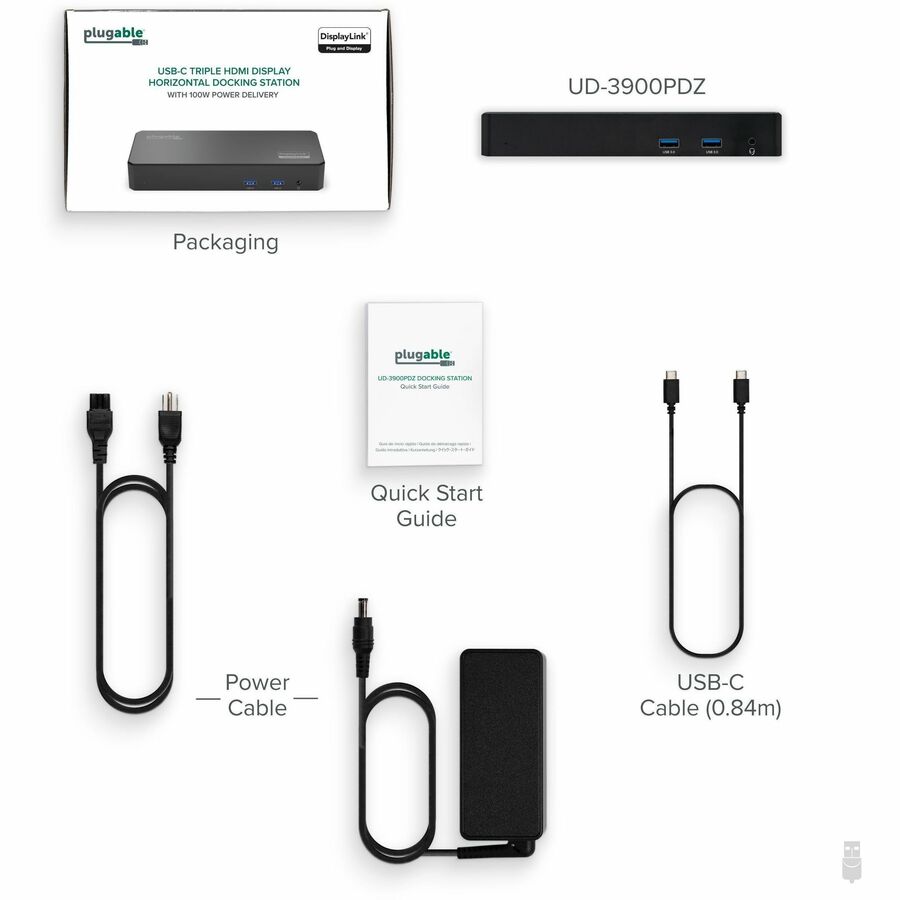 USBC Triple Display Dock 100W