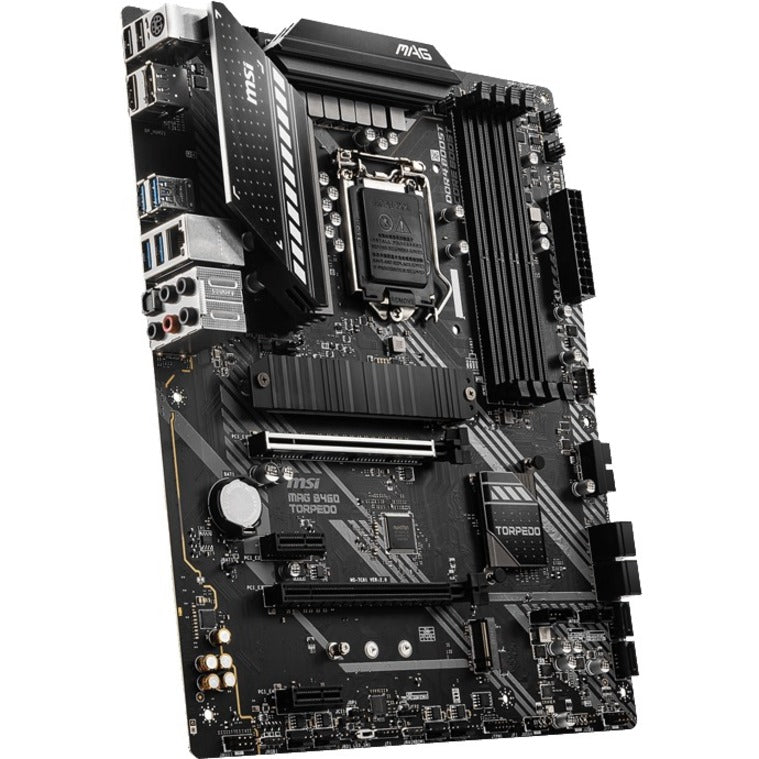 MSI MAG B460 TORPEDO Desktop Motherboard - Intel B460 Chipset - Socket LGA-1200 - Intel Optane Memory Ready - ATX