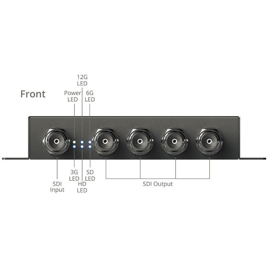 SIIG 1x8 12G SDI Distribution Amplifier - 70M