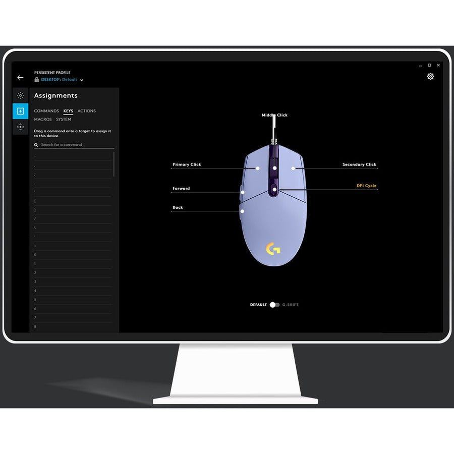 G203 LIGHTSYNC GAMING MOUSE