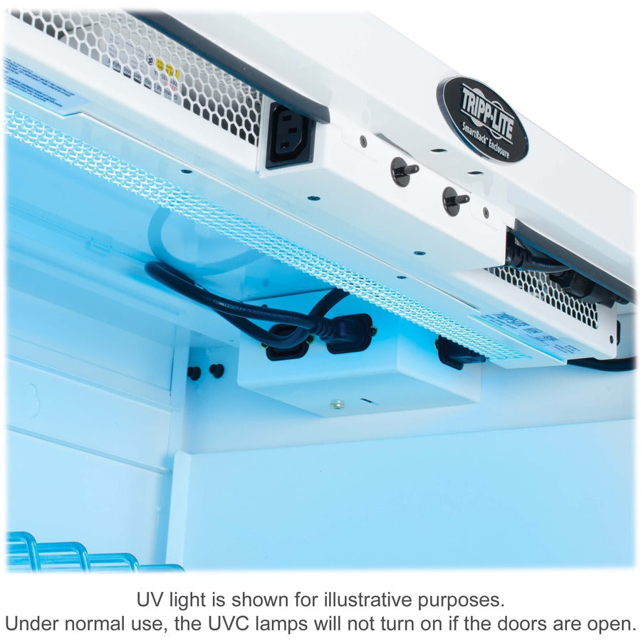 Eaton Tripp Lite Series Safe-IT Multi-Device UV Charging Station, Hospital-Grade, 16 USB Ports, iPad and Android Tablets, Antimicrobial, White