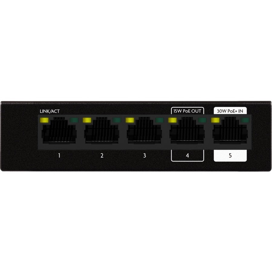 Luxul 5-Port PoE+ Powered Unmanaged Switch