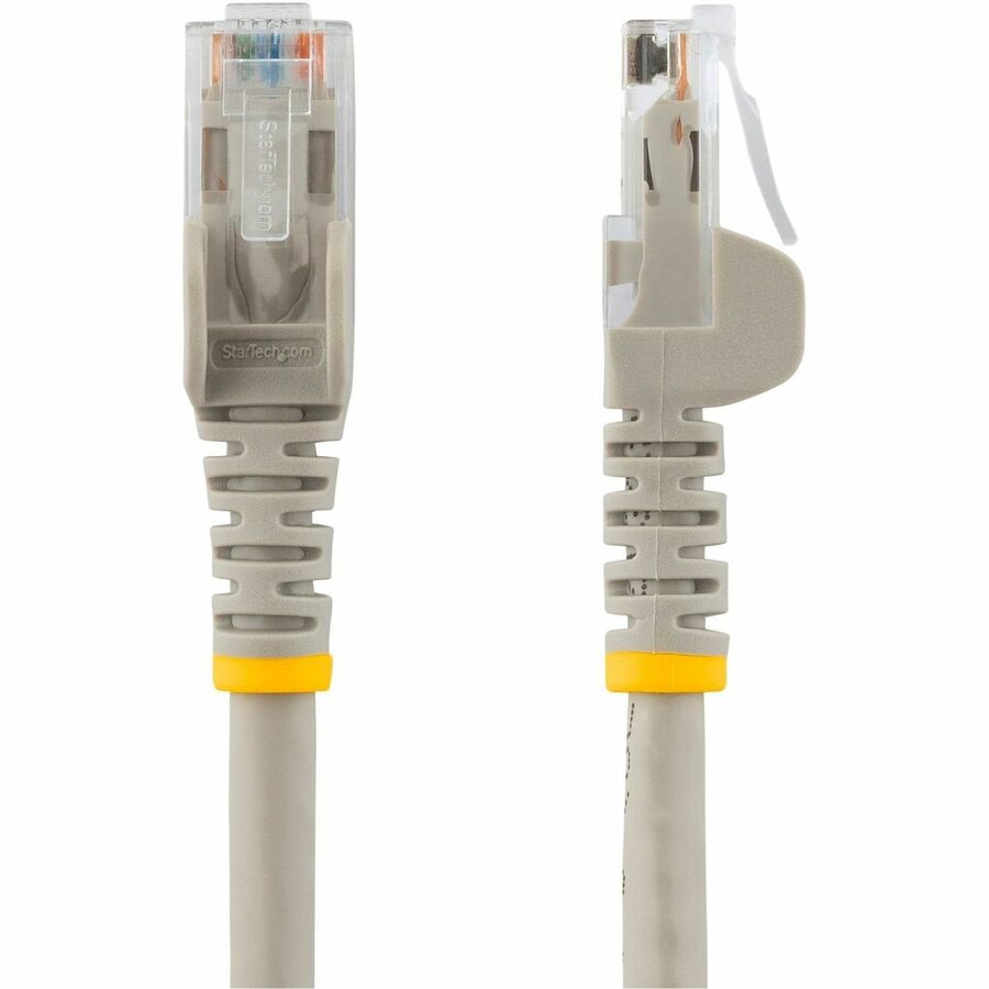 StarTech.com 10 ft. CAT6 Ethernet Cable - 10 Pack - ETL Verified - Gray CAT6 Patch Cord - Snagless RJ45 Connectors - 24 AWG - UTP