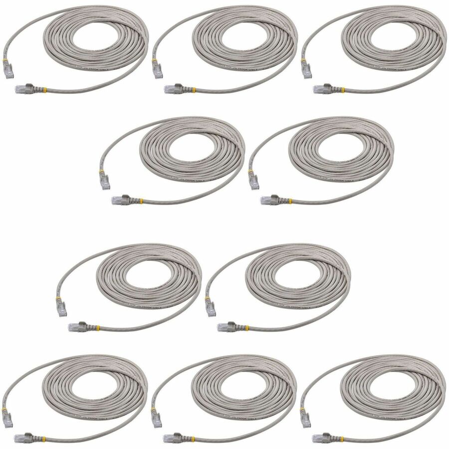 15FT GREY 10 PACK CAT6 CABLE