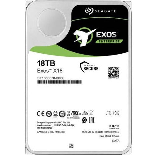 20PK EXOS X18 HDD 512E/4KN