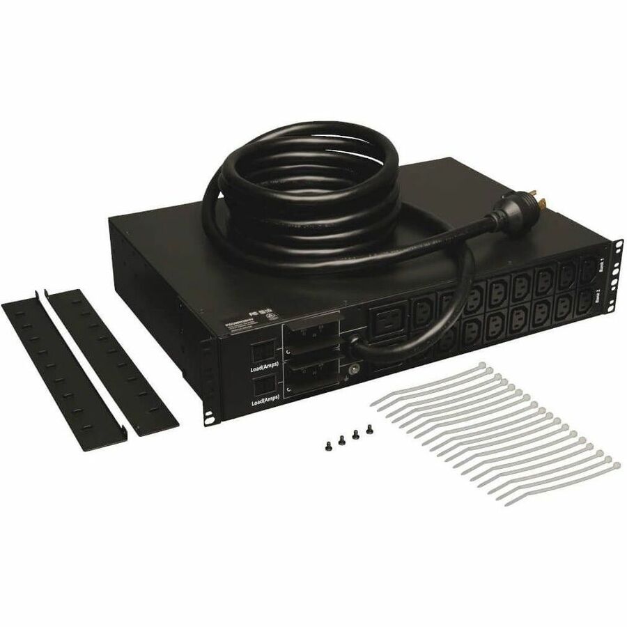 Eaton Tripp Lite Series 5.5kW Single-Phase Local Metered PDU - 16 C13 & 2 C19 Outlets (208/230V), L6-30P Input, 1.8 m Cord, 2U, TAA