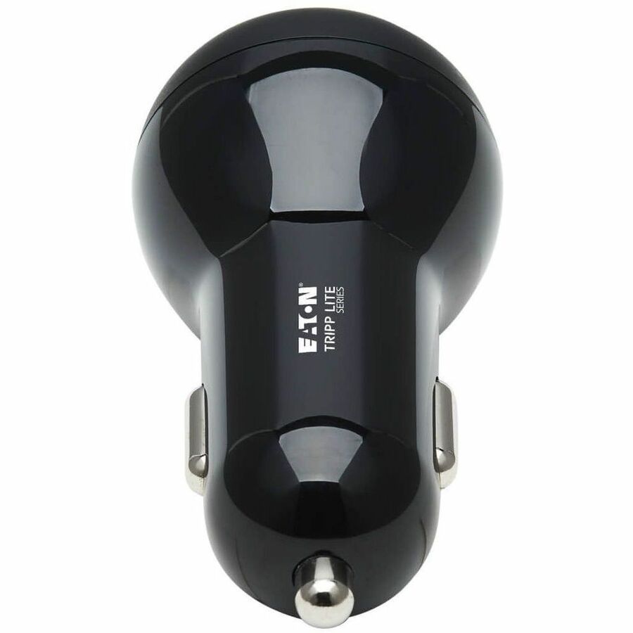 Eaton Tripp Lite Series Dual-Port USB-C Car Charger with 45W PD Charging - USB-C (27W), USB-C (18W), Black