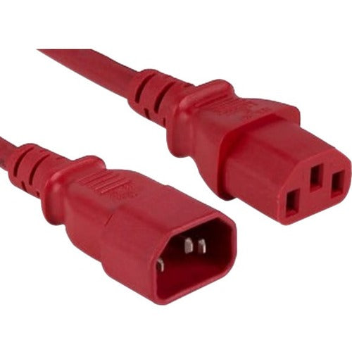 5M C13 TO C14 RED POWER CORD