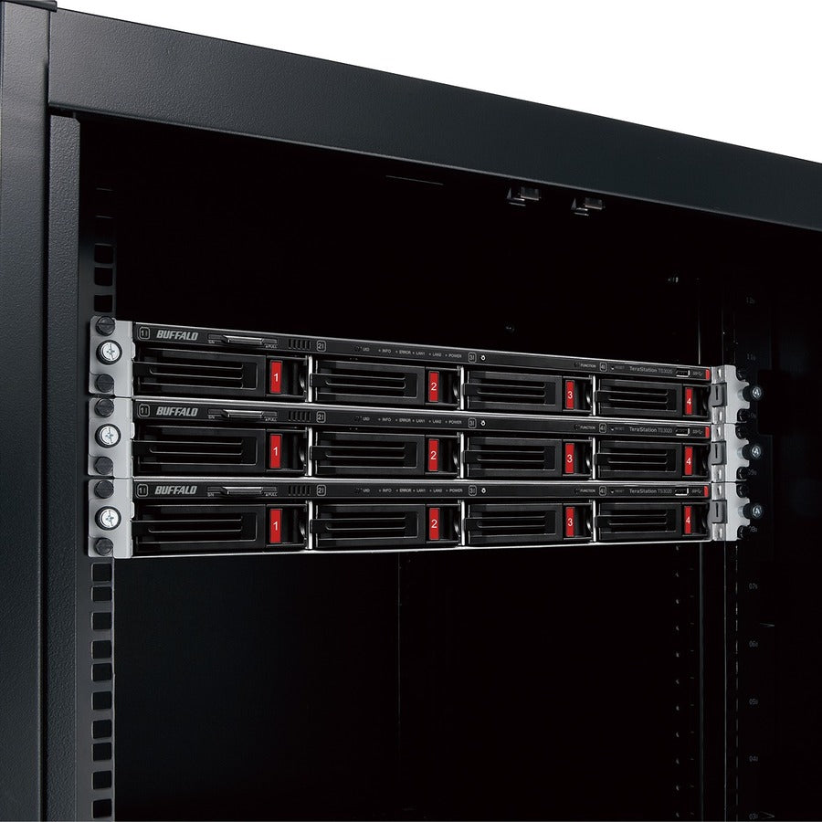 BUFFALO TeraStation 3420 4-Bay SMB 8TB (4x2TB) Rackmount NAS Storage w/ Hard Drives Included