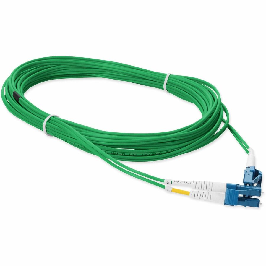 AddOn 8m LC (Male) to LC (Male) Green OS2 Duplex Fiber OFNR (Riser-Rated) Patch Cable