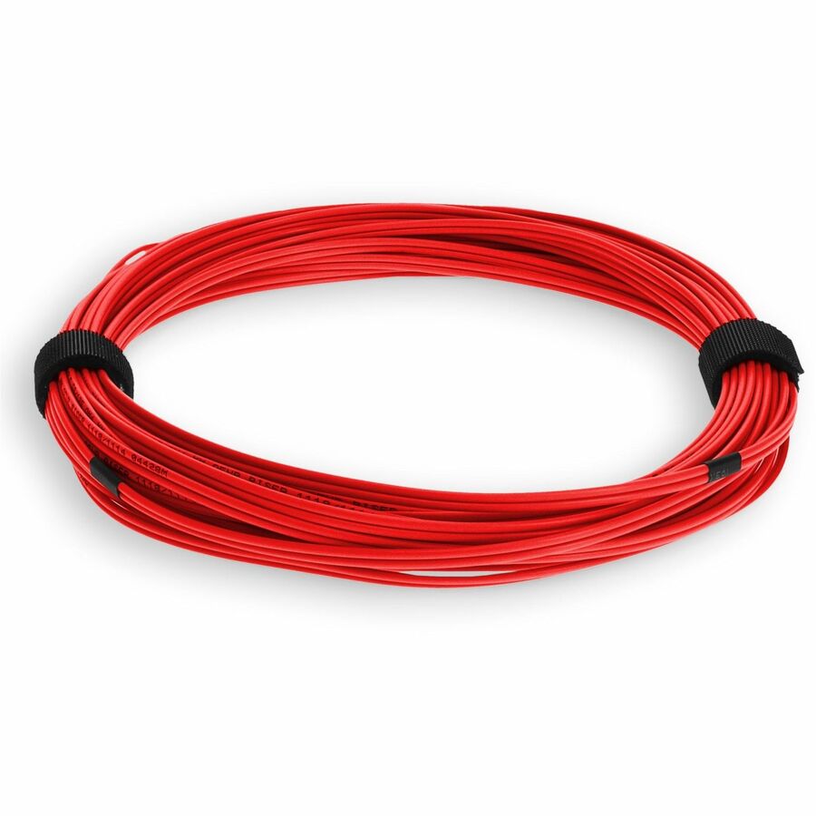 AddOn 5m ST (Male) to ST (Male) Red OM3 Duplex Plenum-Rated Fiber Patch Cable