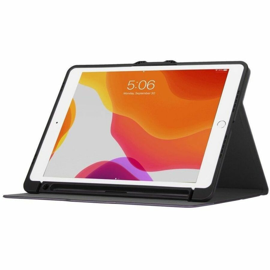 Targus Versavu THZ86307GL Carrying Case (Folio) for 10.2" to 10.5" Apple iPad (7th Generation), iPad (8th Generation), iPad (9th Generation), iPad Air, iPad Pro Tablet - Violet