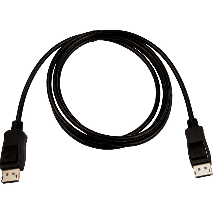 V7 DisplayPort 1.4 Cable 32.4 Gbps 8K UHD 2m/6.6ft Black