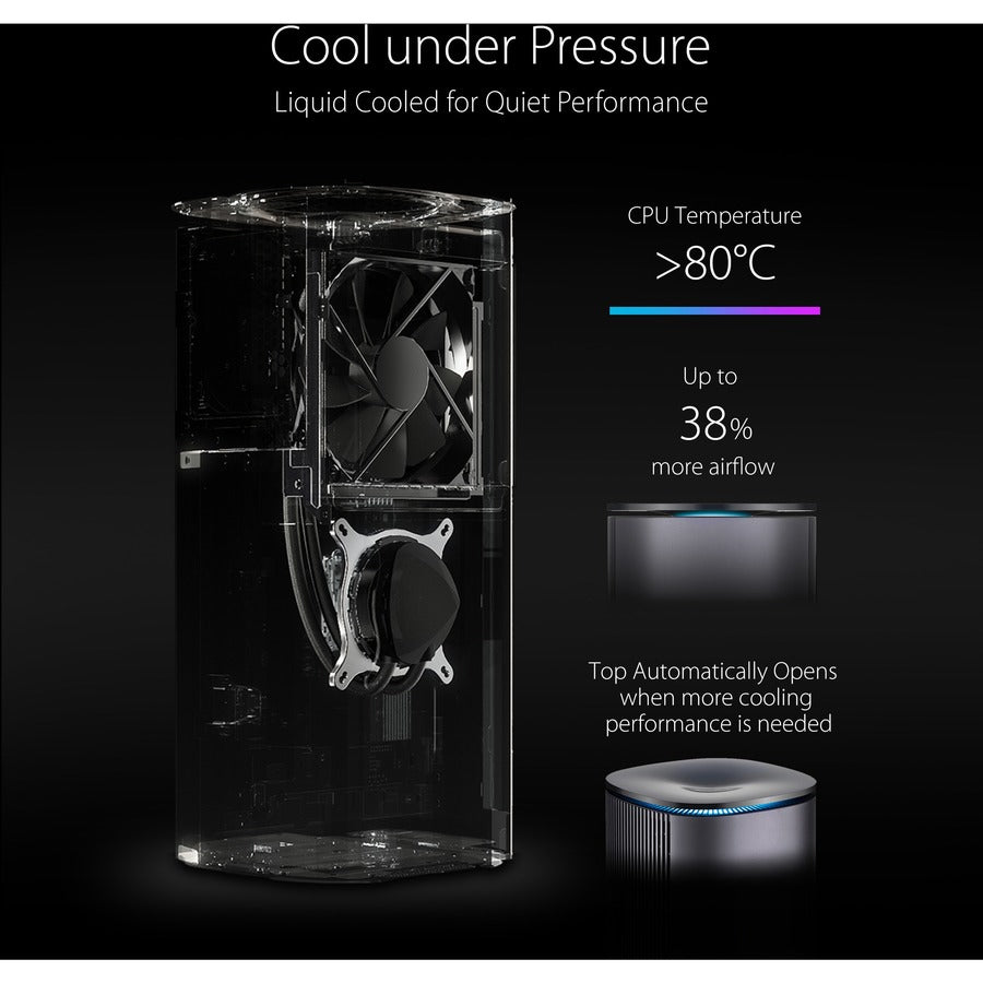 Asus ProArt PA90 PA90-M7168ZN Desktop Computer - Intel Core i7 9th Gen i7-9700K - 16 GB - 1 TB HDD - 512 GB SSD - Mini PC - Midnight Blue