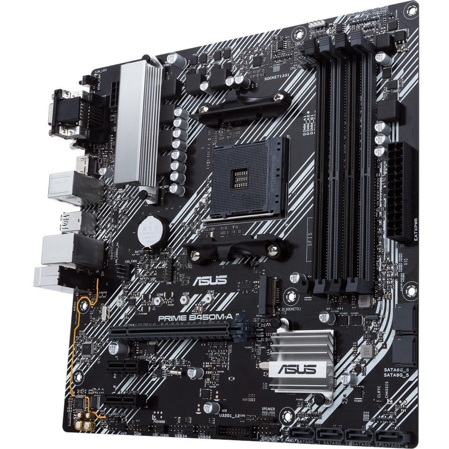 Asus Prime B450M-A II Desktop Motherboard - AMD B450 Chipset - Socket AM4 - Micro ATX