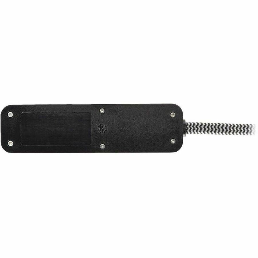 Eaton Tripp Lite Series 2-Outlet Surge Protector with 2 USB Ports (2.1A Shared) - 6 ft. Cord, 5-15P Plug, 450 Joules, Black