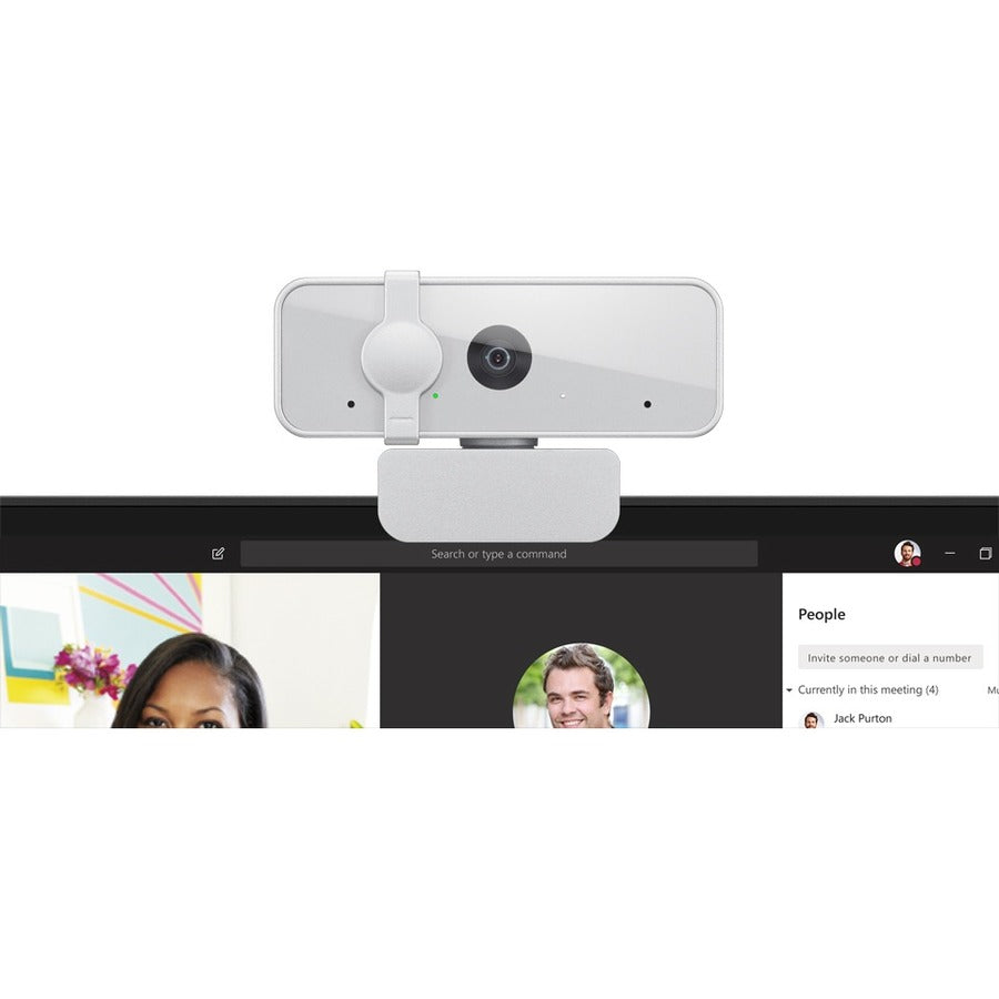 Lenovo Video Conferencing Camera - 2 Megapixel - 30 fps - Cloud Gray - USB 2.0 - 1 Pack(s)