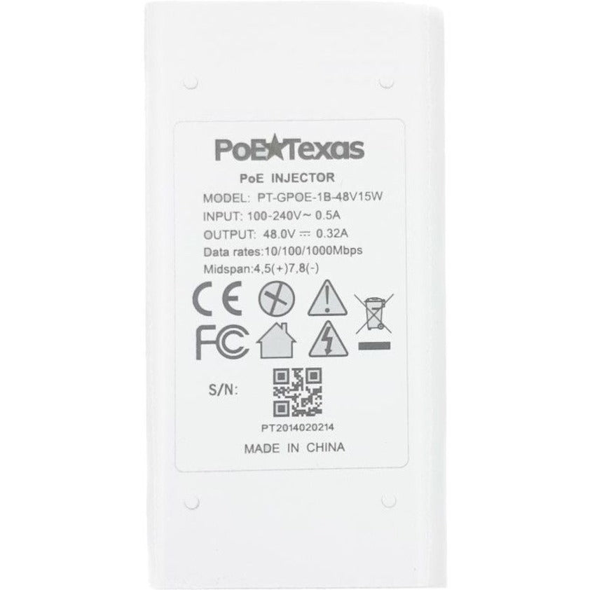 POE INJECTOR -SINGLE PORT