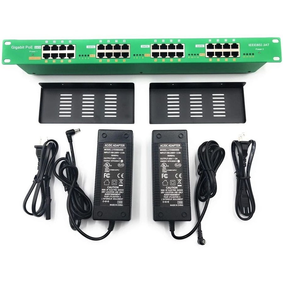 POE INJECTOR - 16 PORT ACTIVE