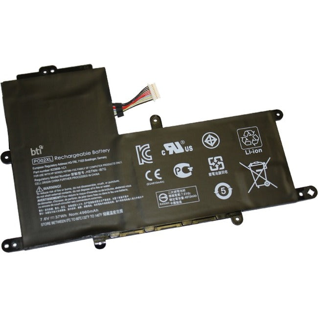 BTI PO02XL-BTI 7.6V 37WHR LI-ION BATTERY 823908-1C1, PO02XL, 824536-850, 824560-005, PO02037XL-PL STREAM 11-R000NA, 11-R000NF, 11-R011CA, 11-R025NR, 11-R000NB, 11-R000NG, 11-R014WM, 11-R091NR, 11-R000ND, 11-R010CA, 11-R015WM, 11-R092NR, 11-R000NE, 11-R010